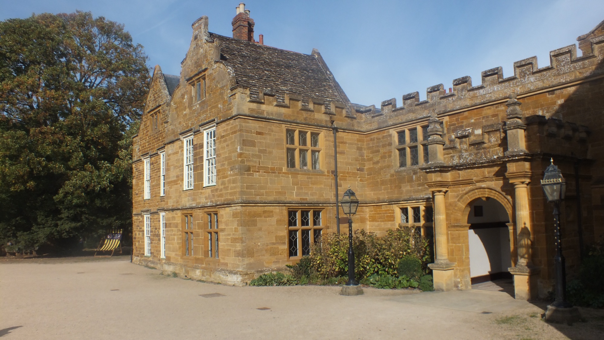 Delapré Abbey during Barry Aveyard’s visit